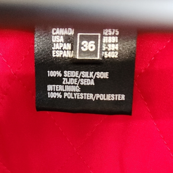 Escada Vintage Silk Bomber - Picture 10 of 11